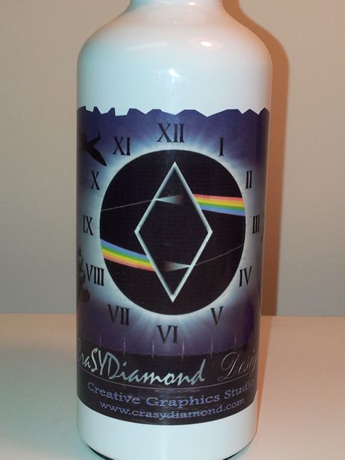 Water Bottle made with sublimation printing